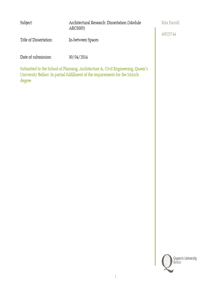 In Between Spaces Pdf Sound Acoustics