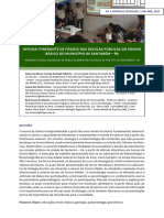 Oficina Itinerante de Fósseis Nas Escolas Públicas Do Ensino Básico Do Município de Santarém