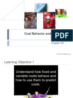 Chapter 4 Cost Behavior and Analysis.1
