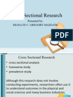 Cross Sectional Research