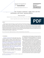 An Empirical Examination of Project Contractors' Supply-Chain Cash Flow Performance and Owners' Payment Patterns