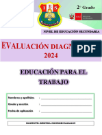 Evaluación Diagnóstica 2° Grado 2024