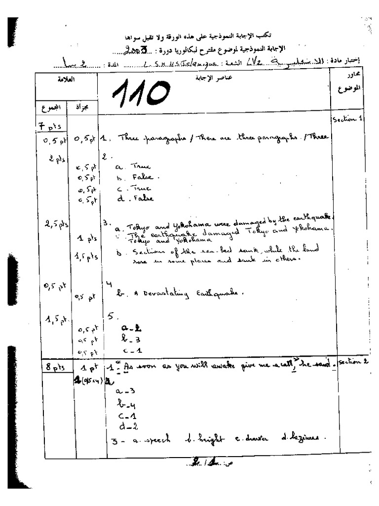 Bac 2003 L Ang S | PDF