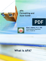 APA Formatting Style Part 2