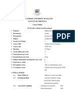 TCST1101 Outline