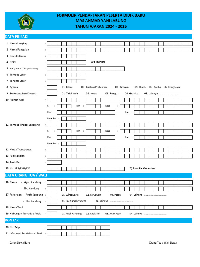 FORMULIR PDF