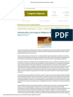 Portal de Lenguas de Colombia - Diversidad y Contacto