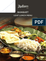 Banquet Leaf Lunch Menu