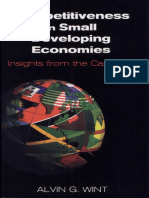 Alvin G. Wint - Competitiveness in Small Developing Economies - Insights From The Caribbean-Univ of West Indies PR (2003)