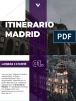 Itinerario Madrid