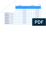 Absentia Leave Planner Template