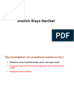 Analisis Manfaat Biaya - SD