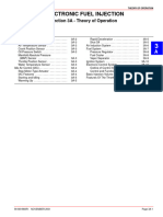 ELECTRONIC FUEL INJECTION Theory of Operation