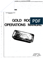 Gold Room Operations Manual