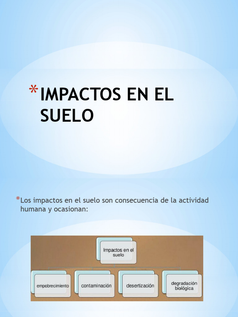 IMPACTOS EN EL SUELO PDF