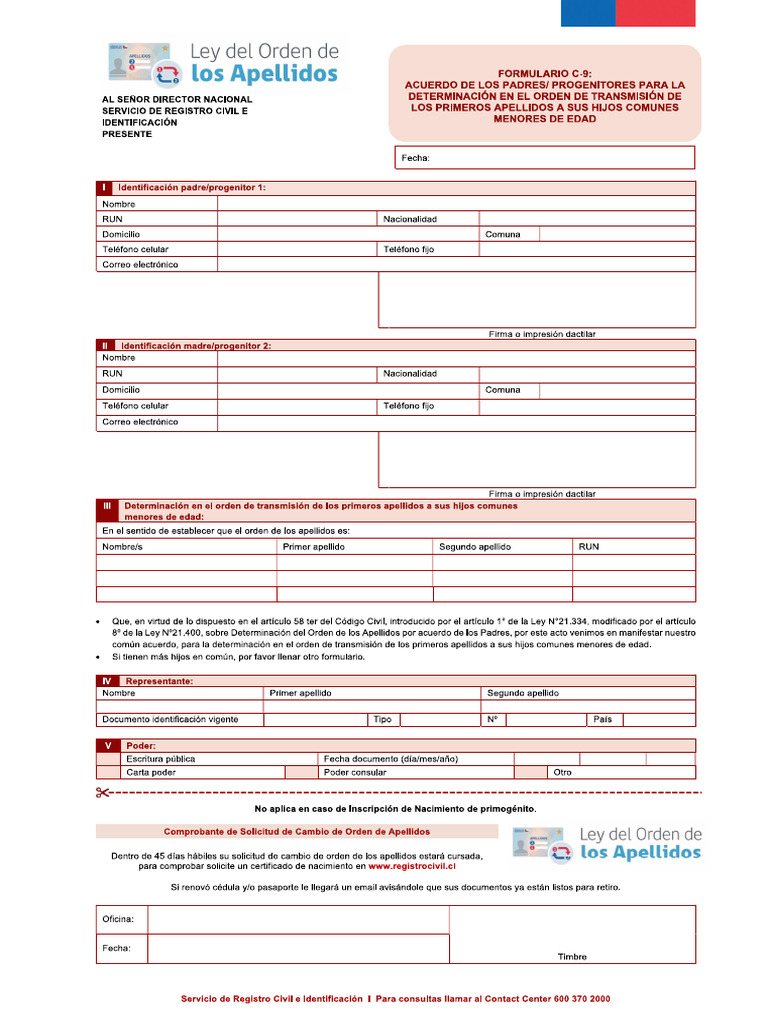 Formulario C-9 | PDF