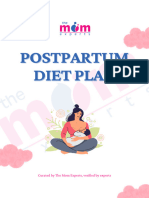 Postpartum Diet Plan