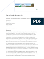 Time Study Standards - Forest Productivity