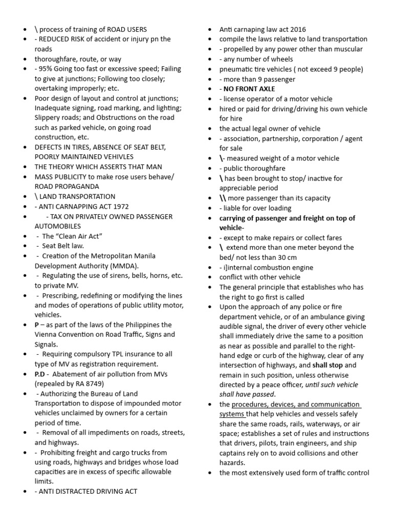 Road Safety and Traffic Laws | PDF | Traffic Collision | Road
