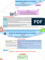 Actividad I, II, III Experiencia 11 Ciclo V