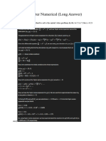 Computer Numerical Long Answer