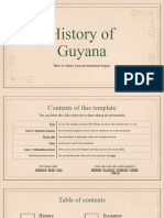 History of Guyana