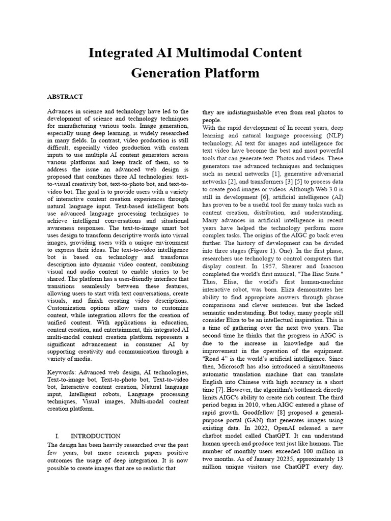 Ai Multi Modal | PDF | Technology & Engineering