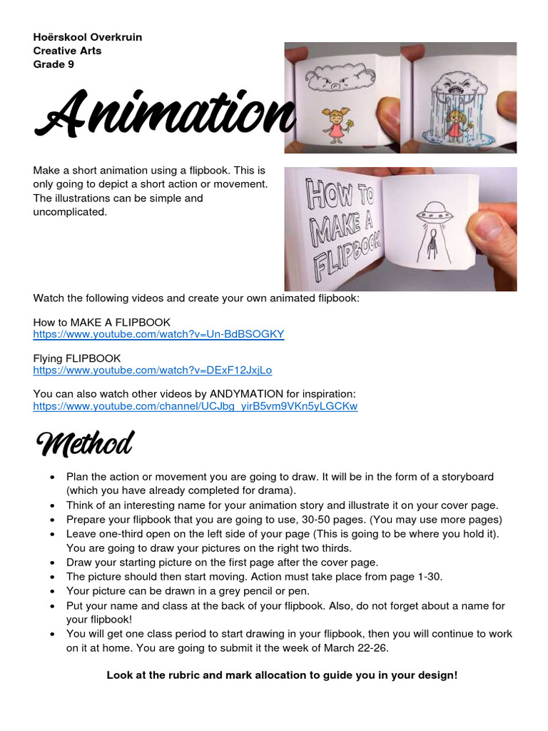 Animation Flipbook | PDF | Drawing | Animation