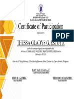 Certificate For Speaker