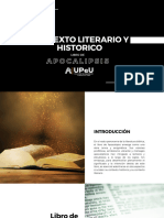 CONTEXTO HISTORICO y LITERARIO LIBRO DE APOCALIPSIS