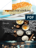 Puffed Rice Cooking