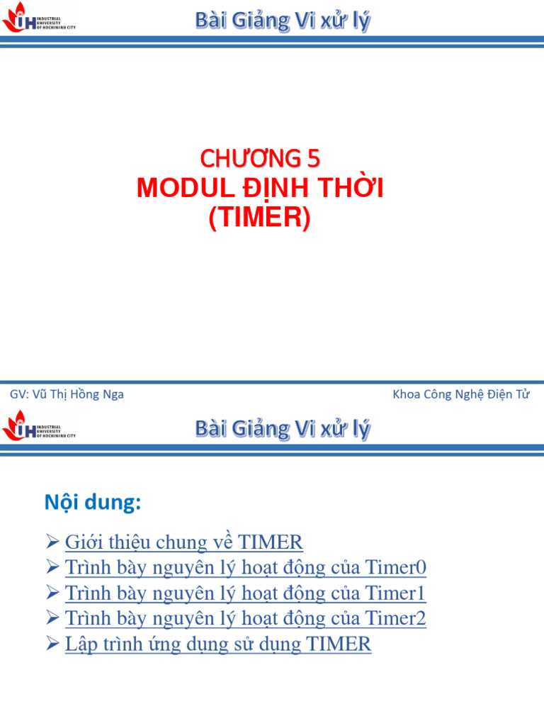 Chuong5 - Module Timer | PDF