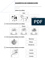 Examen Diagnóstico de Comunicación-2° Grado