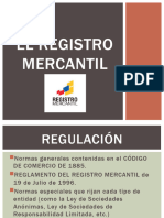 El Registro Mercantil