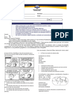 Atividade Diagnóstica Geografia - 6º Ano