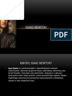 Prezentacja Isaac Newton
