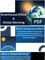 Greenhouse Effect & Global Warming