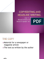 PDF Campus Journalism Copyreading and Headline Writing - Compress