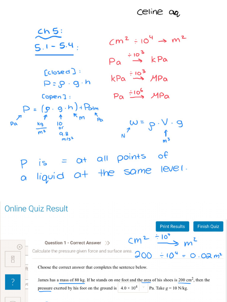 Physics (5.1-5.4) 2 | PDF