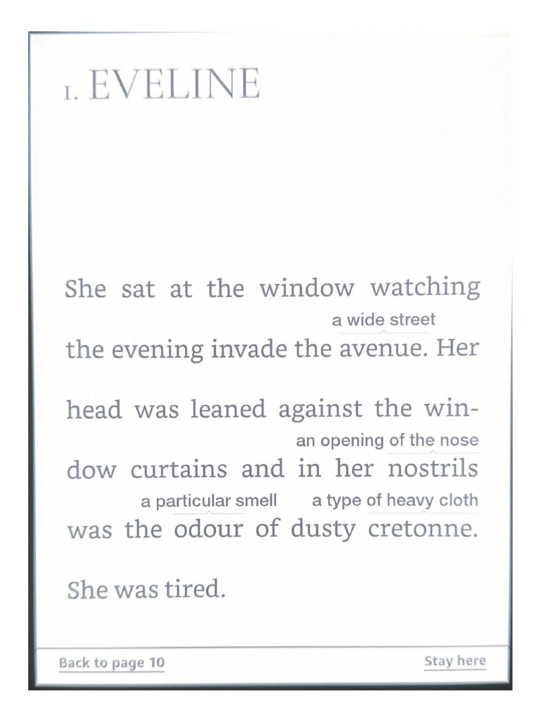Eveline james joyce pdf