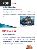 Mineralogy