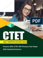 CTET July 2023 Previous Years Papers Ebook