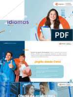 Brochure Centro de Idiomas