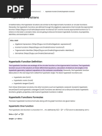 Hyperbolic Function MTS 201