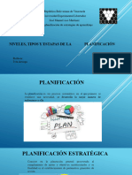 Niveles, Tipos y Estapas de La Planificación