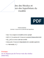 Etudes Des Residus Et Verification Des Hypotheses MCO