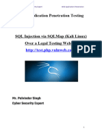 SQL Injection Via SQLMap