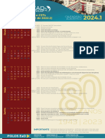 2024-1 - Calendário Acadêmico EaD - Ingressantes A Partir de 22-2