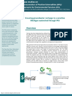 Ensuring Groundwater Recharge in A Sensitive Michigan Watershed Through PES