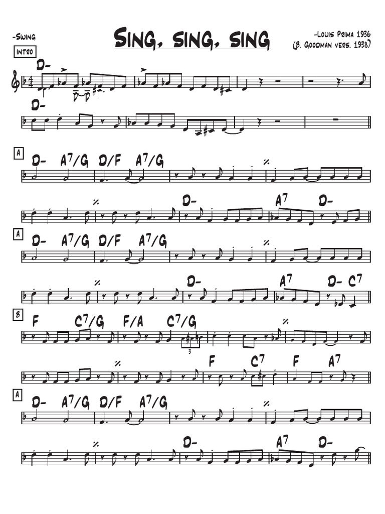 Sing sing sing pdf